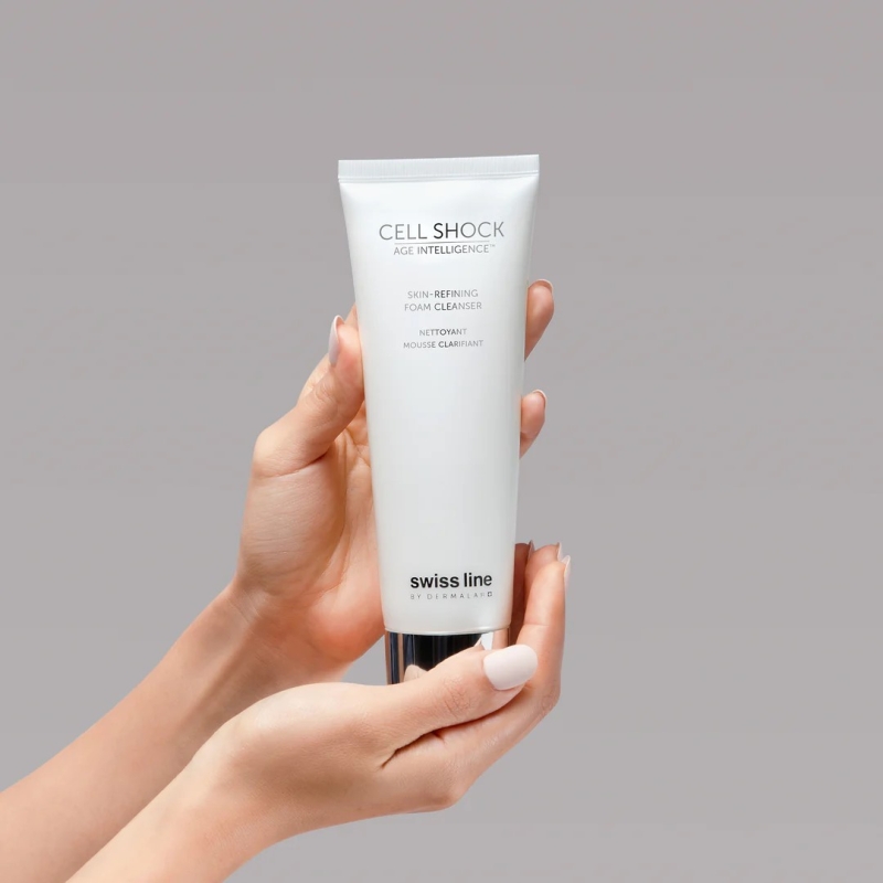 Sữa rửa mặt Swissline  Age Intelligence Skin-Refining Foam Cleanser: Sạch sâu, êm dịu cho da dầu